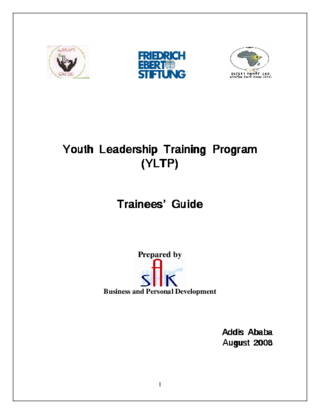 Youth leadership training program (YLTP): trainees' guide